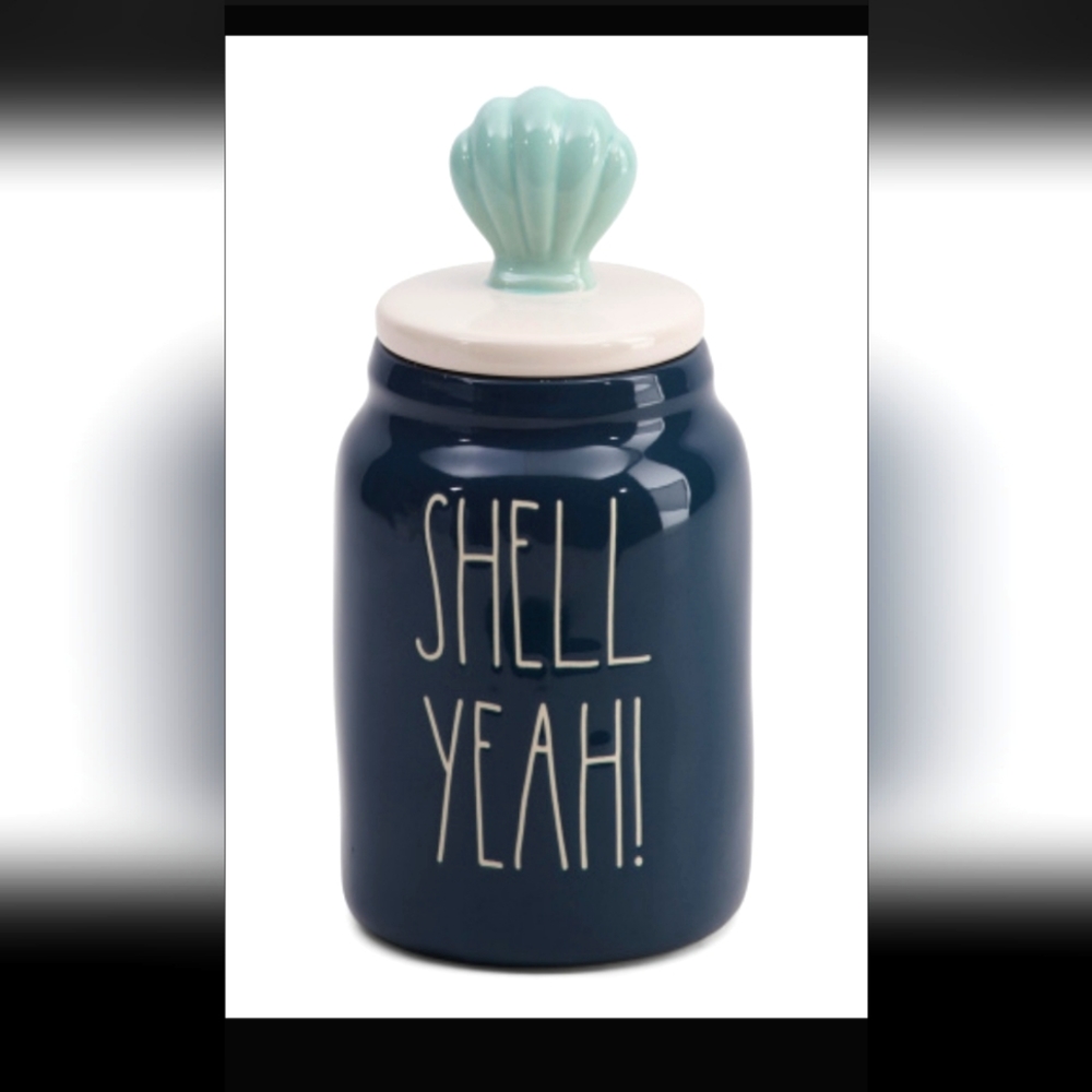 Rae Dunn Shell Yeah Cannister